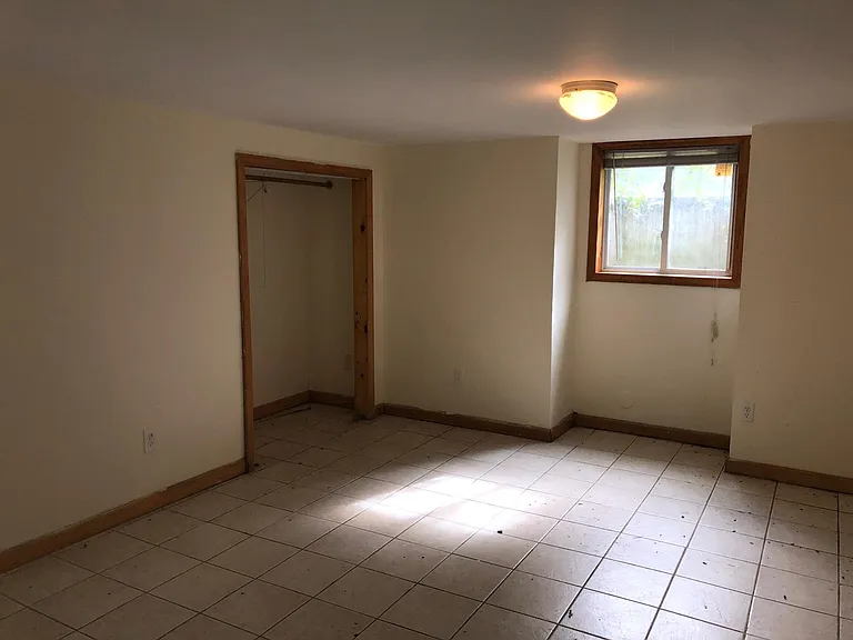 Basement bedroom