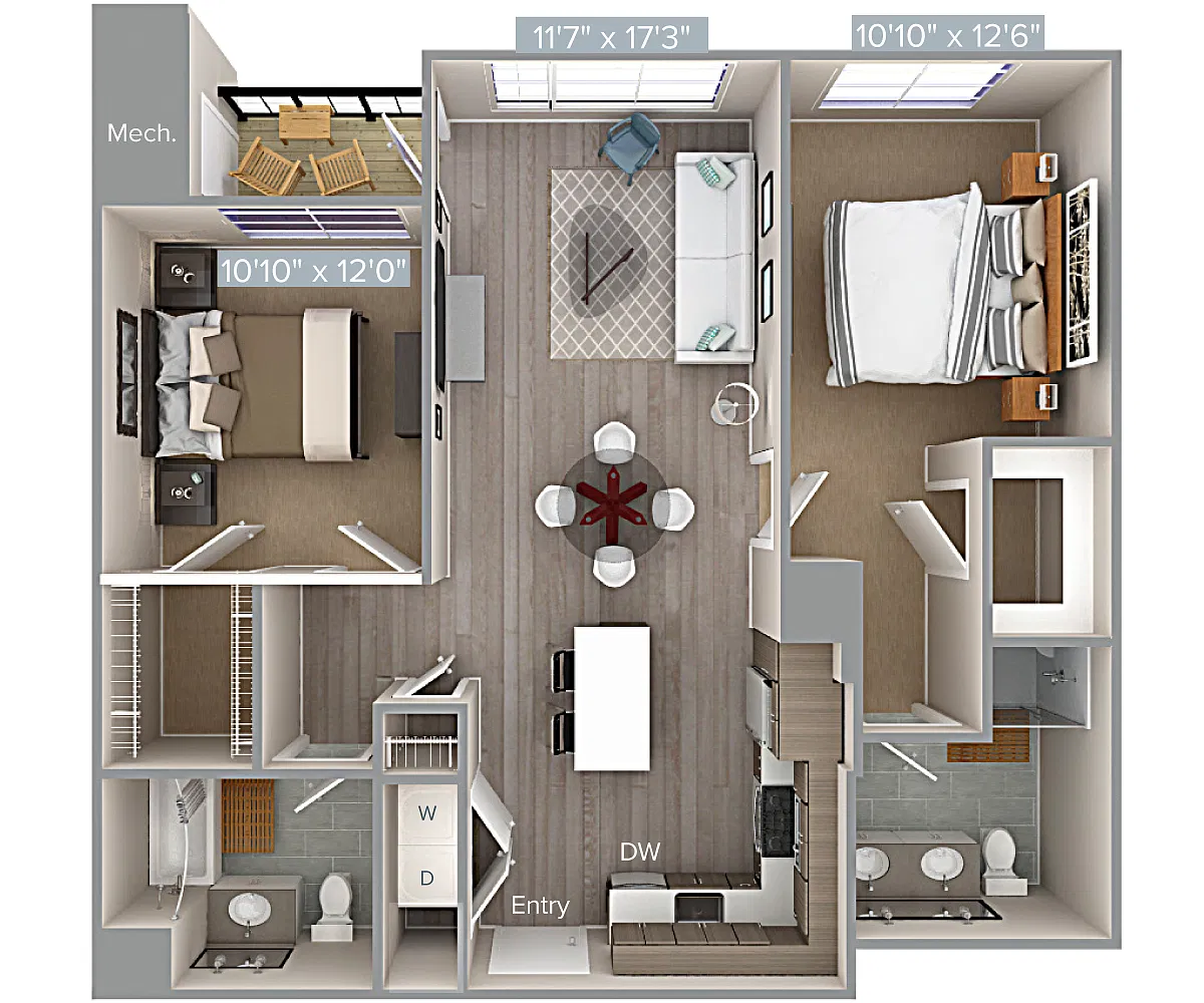 Floor plan B2-1055-U