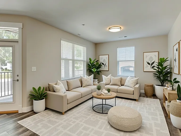 2 BR/2 BA living room