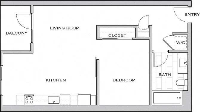 Floor plan Jr 1R