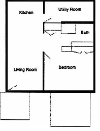 Floor plan 1BD