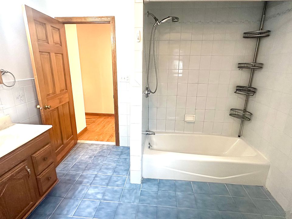 Large full bathroom/shower with new Italian tile