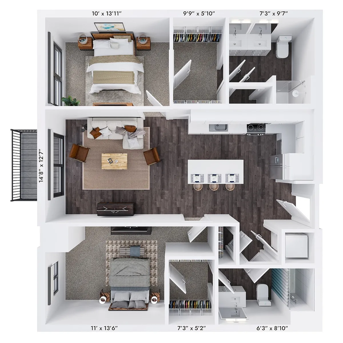 Floor plan B1