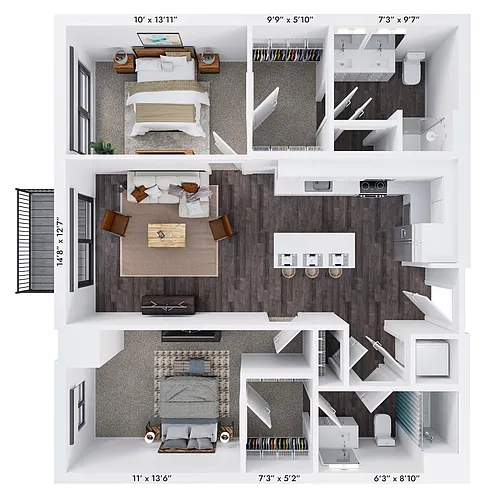 Floor plan B1