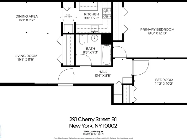 291 Cherry Street #B1, New York City, NY 10002