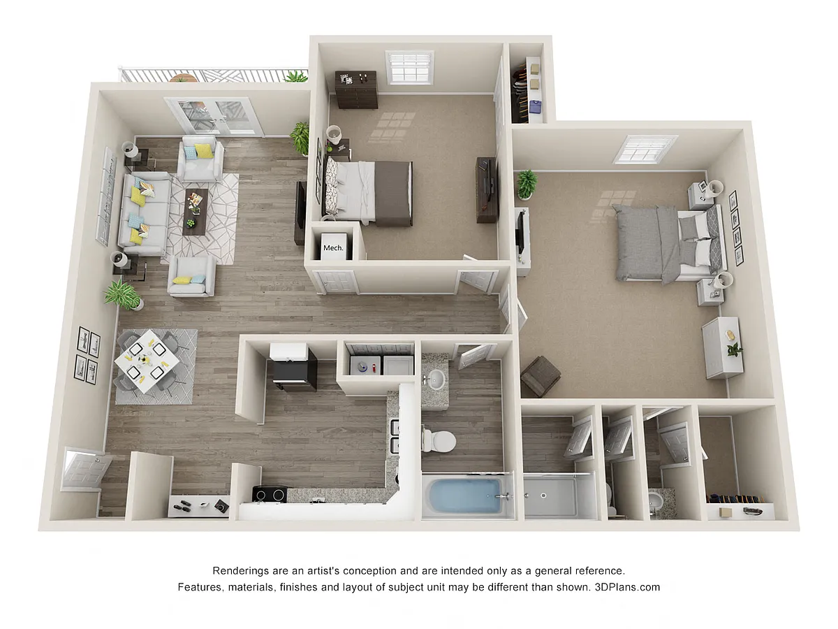 Floor plan Aspen (Upgraded)