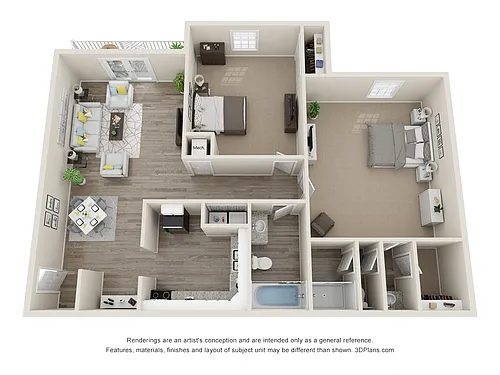 Floor plan Aspen (Upgraded)