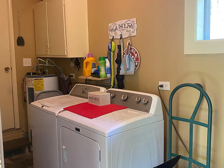 Laundry room/ washer and dryer hookups only. Washer and dryer isn't staying