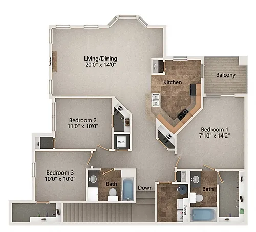 Floor plan Raven