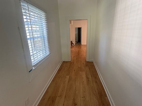 Entry hallway into living room
