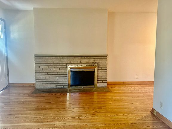 Wood burning fireplace