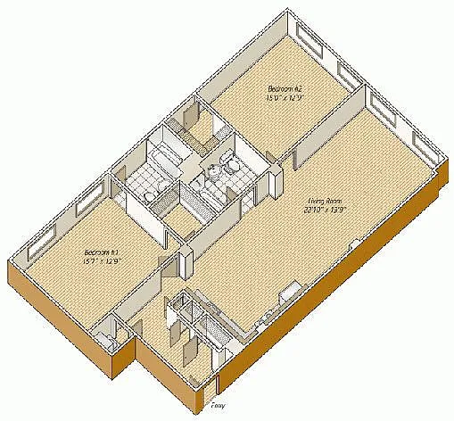 Floor plan B21