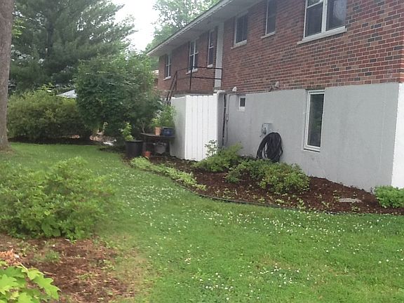 rear of dwelling
