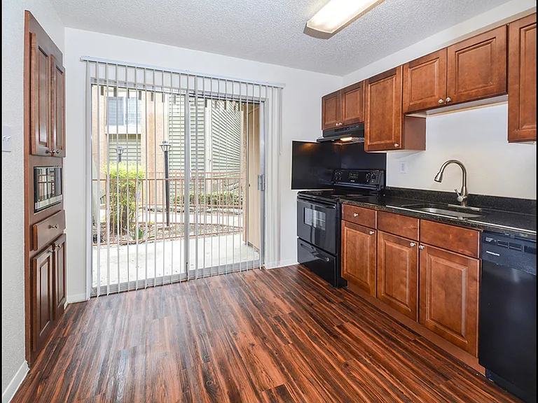 Kitchen with Black Appliances