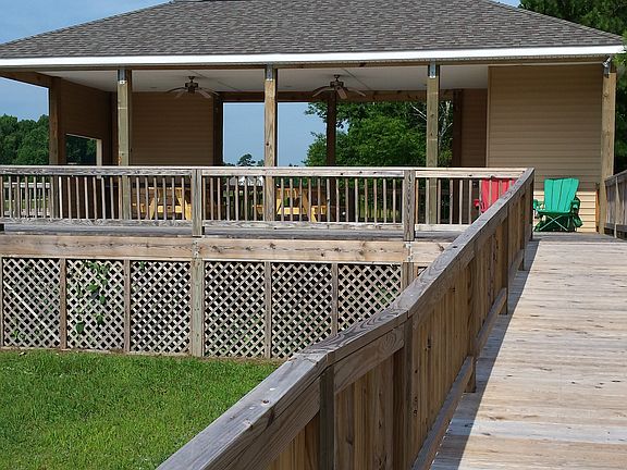 Pavilion from dock