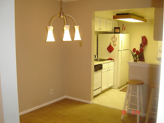 View from Dining room to Kitchen