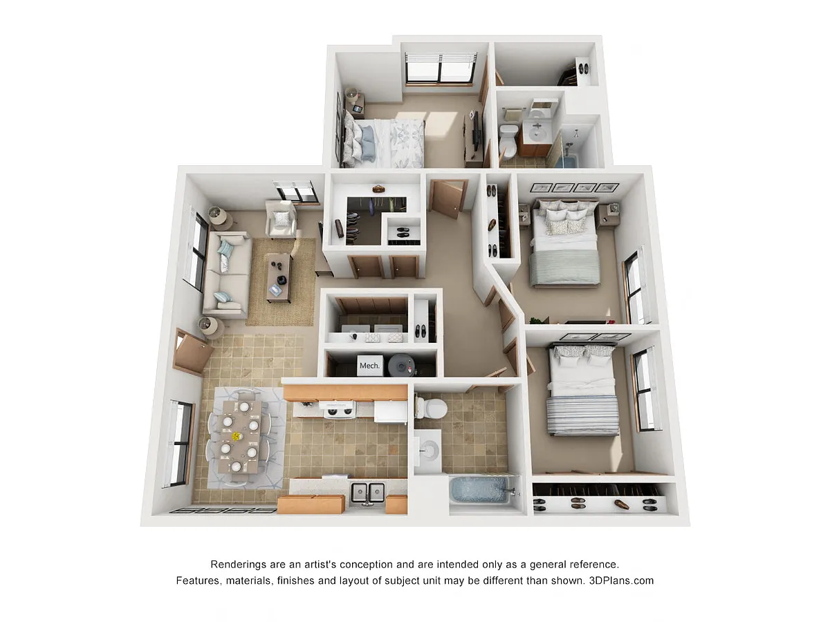 Floor plan Rice
