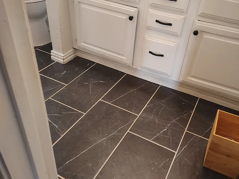 New floor and counters!