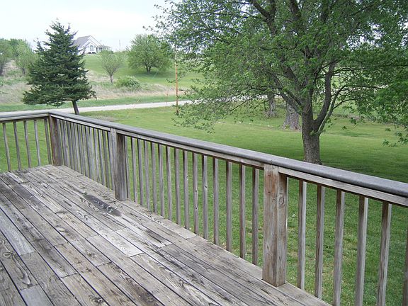 Deck off kitchen