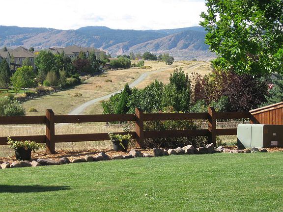 Mountain View from Backyard Deck