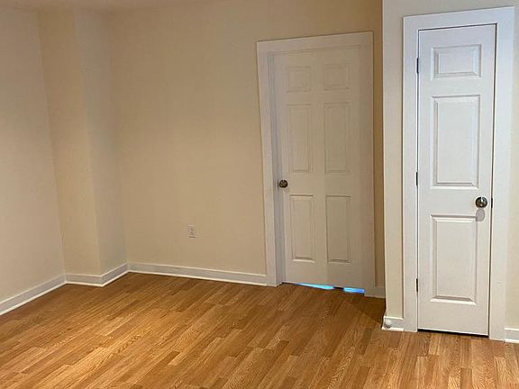 Living room with coat closet