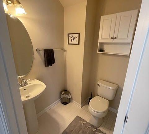 Half bath on the main floor.