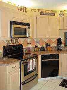 Section of updated kitchen