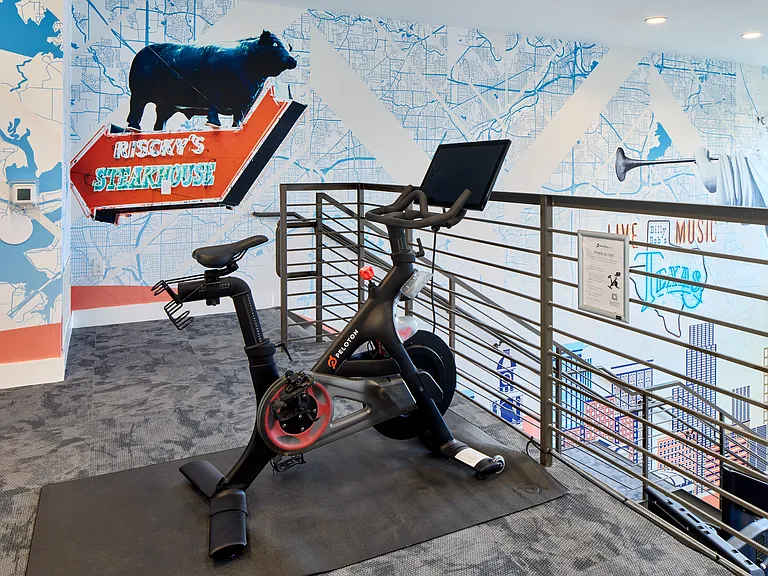 North Building 24-Hour Cardio and Strength Training Fitness Center with Peloton Row/Bike and Pilates Reformer