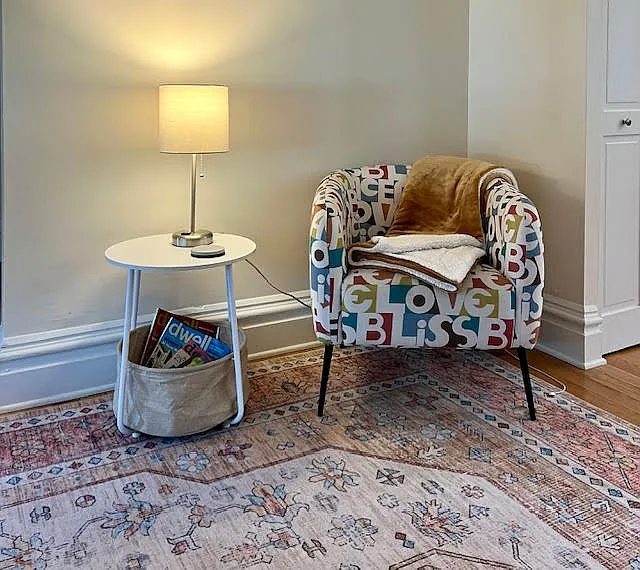 Living room reading chair