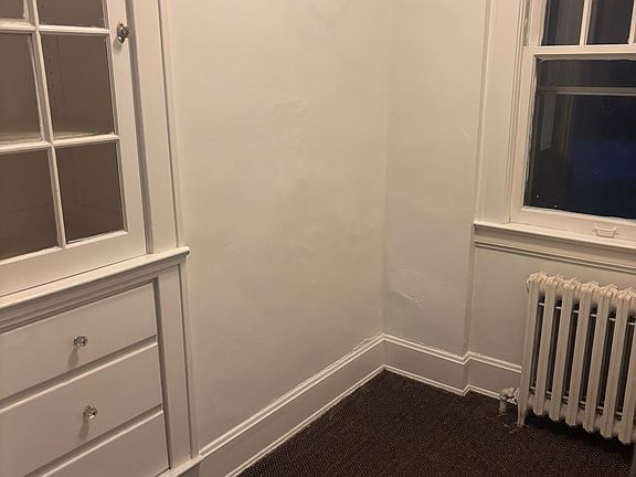 Dining area with built in cabinet