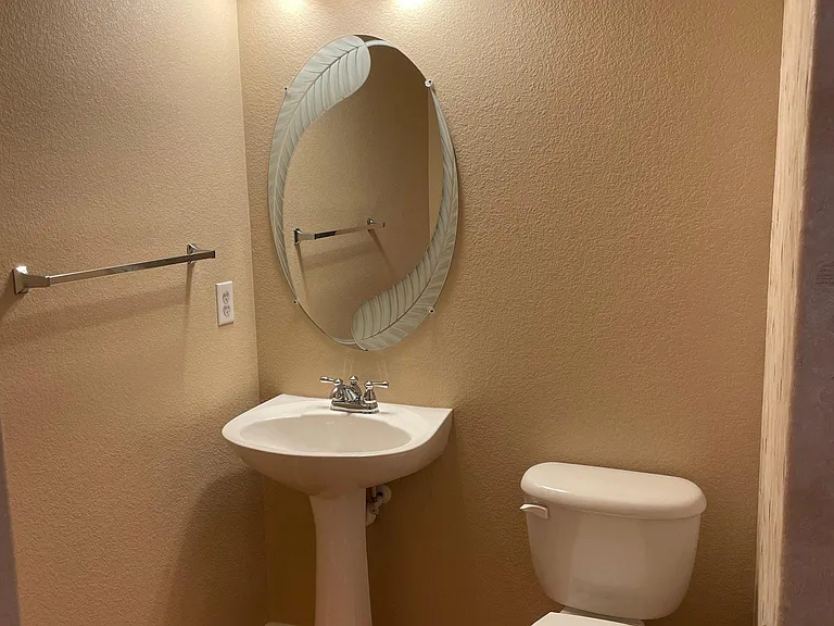 Downstairs bathroom.