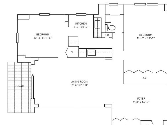 2nd image of 104-20 Queens Blvd #4H