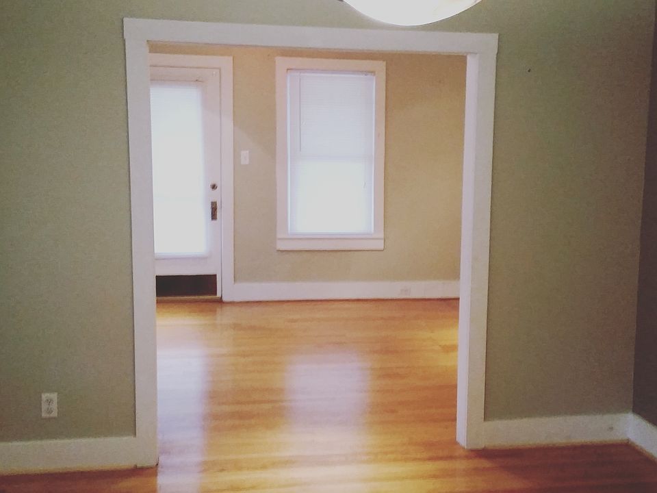 Dinning room looking into living room.