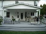 Covered back porch