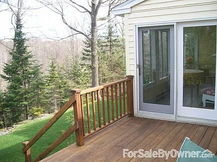 View from Deck to the Sunroom