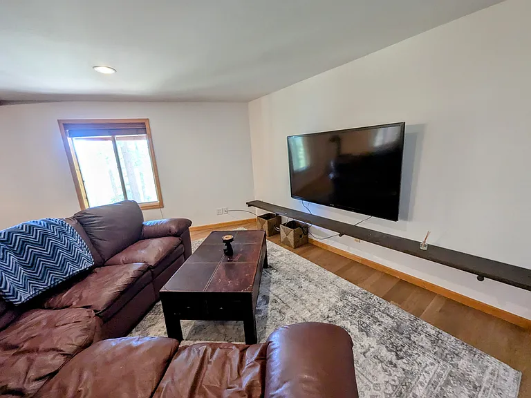 Basement tv room