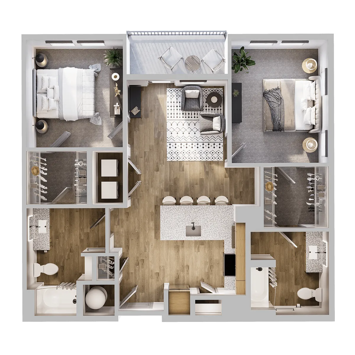 Floor plan B1A