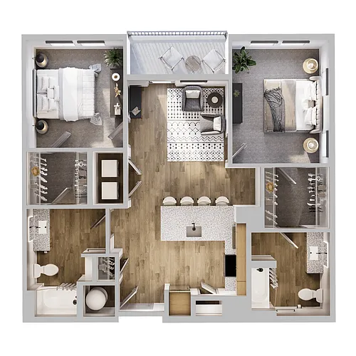 Floor plan B1A