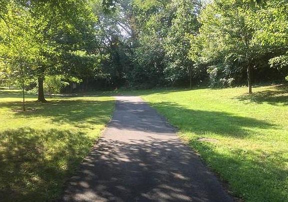 Walking/running/biking trail behind the condo