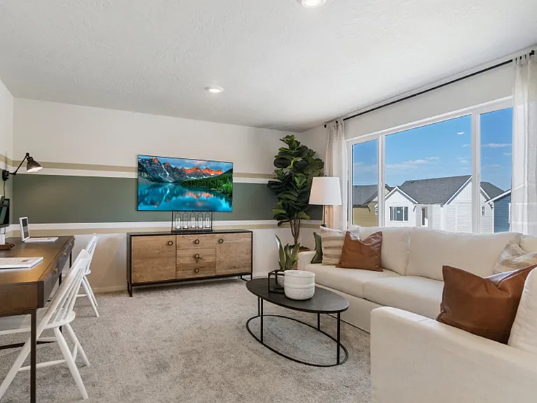 Bonus room + Loft. Illustrative picture from builder website.