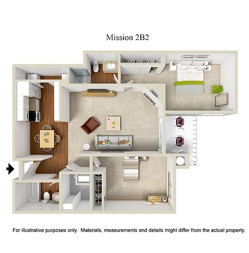 Floor plan Mission