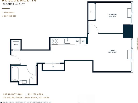 2nd image of 20 Broad St APT 814