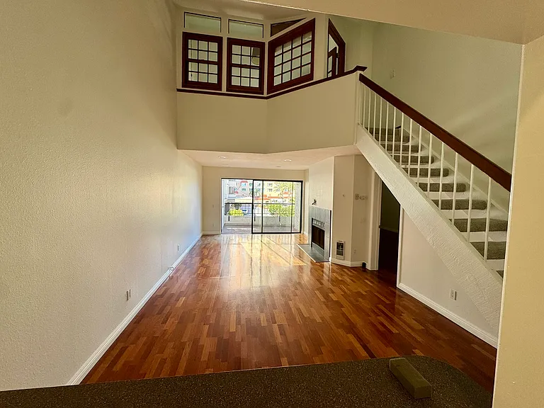 Living room, view from kitchen