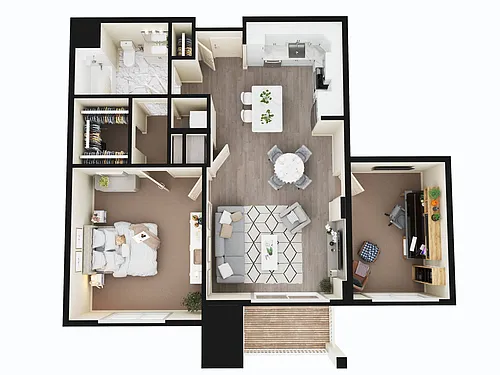 Floor plan A1DD