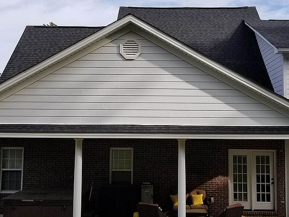 Back patio, March 2020