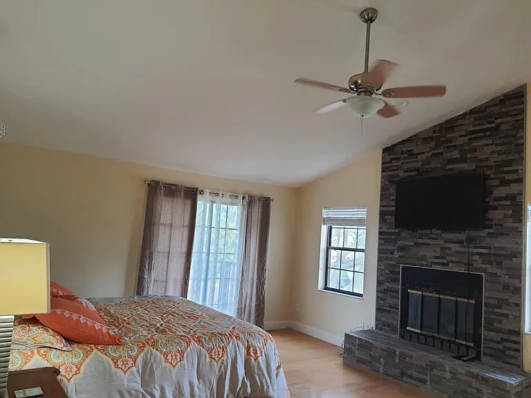 Master bdrm Fireplace