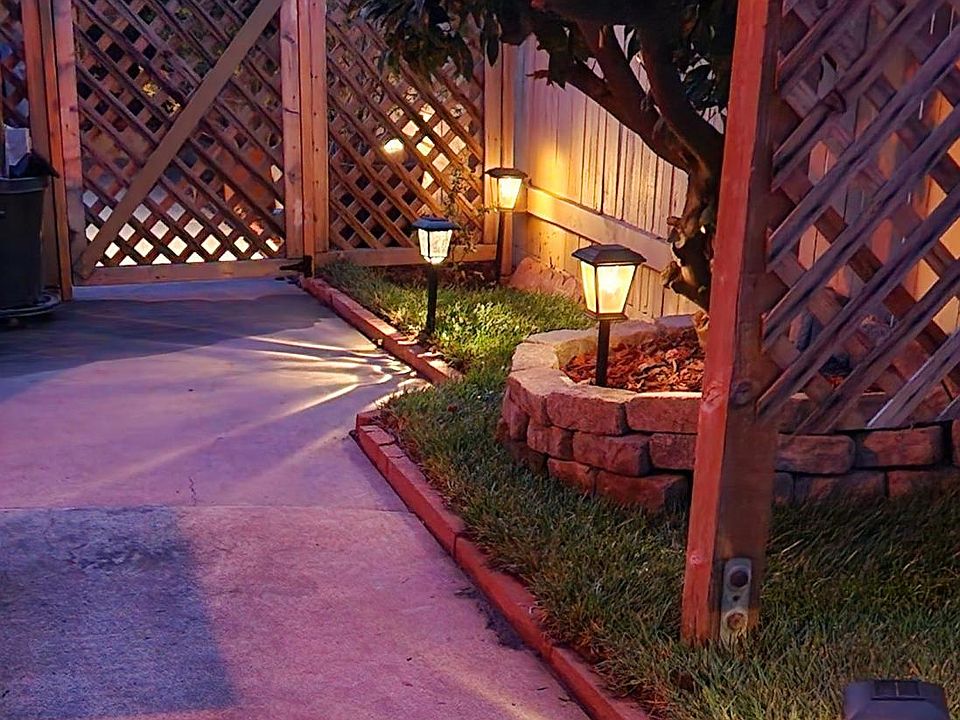 Walk to your front gate.