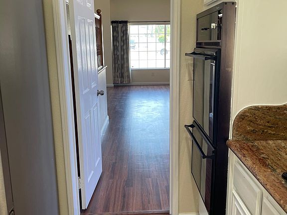 kitchen connected with dining