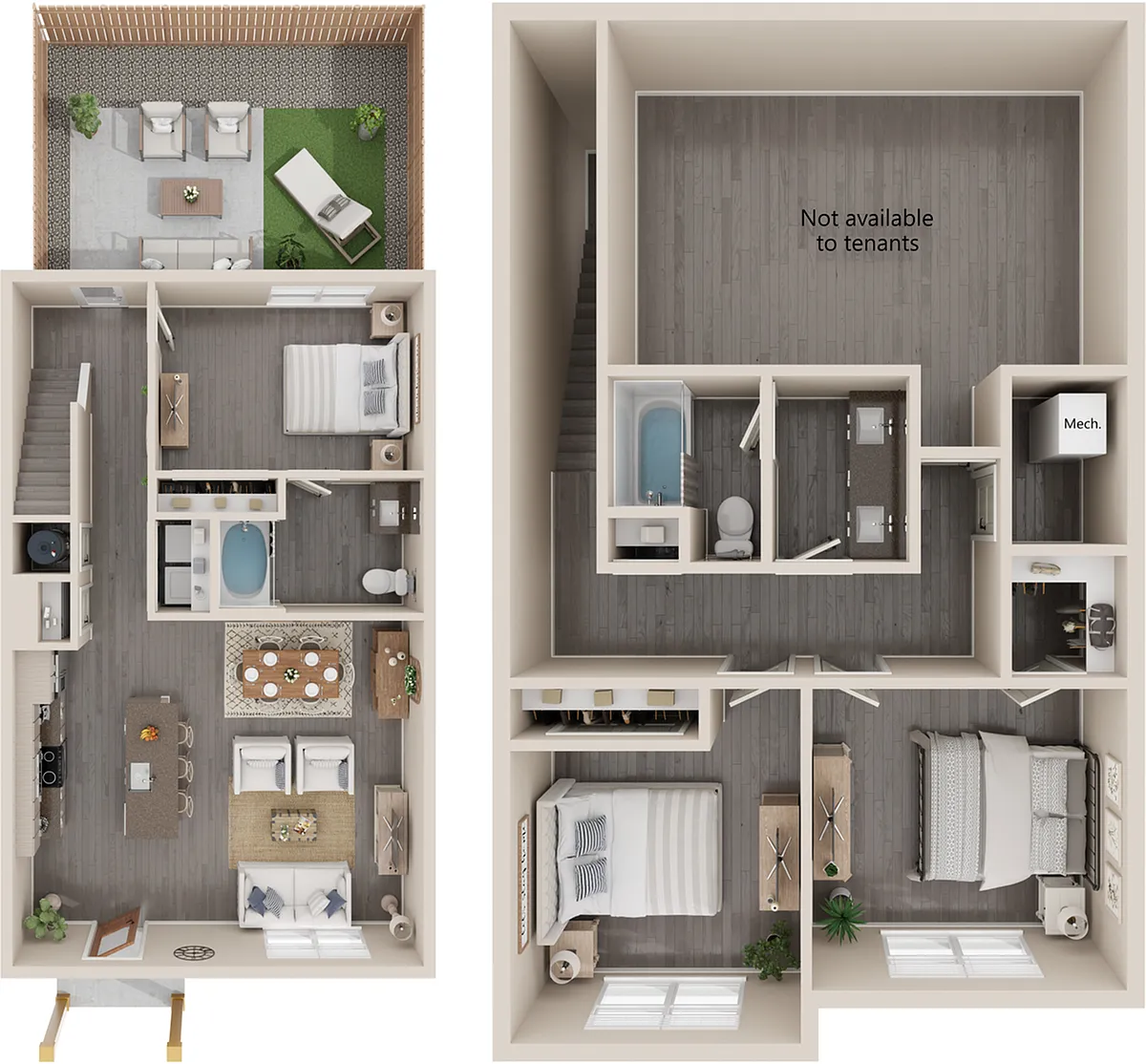 Floor plan The Oak 3x2