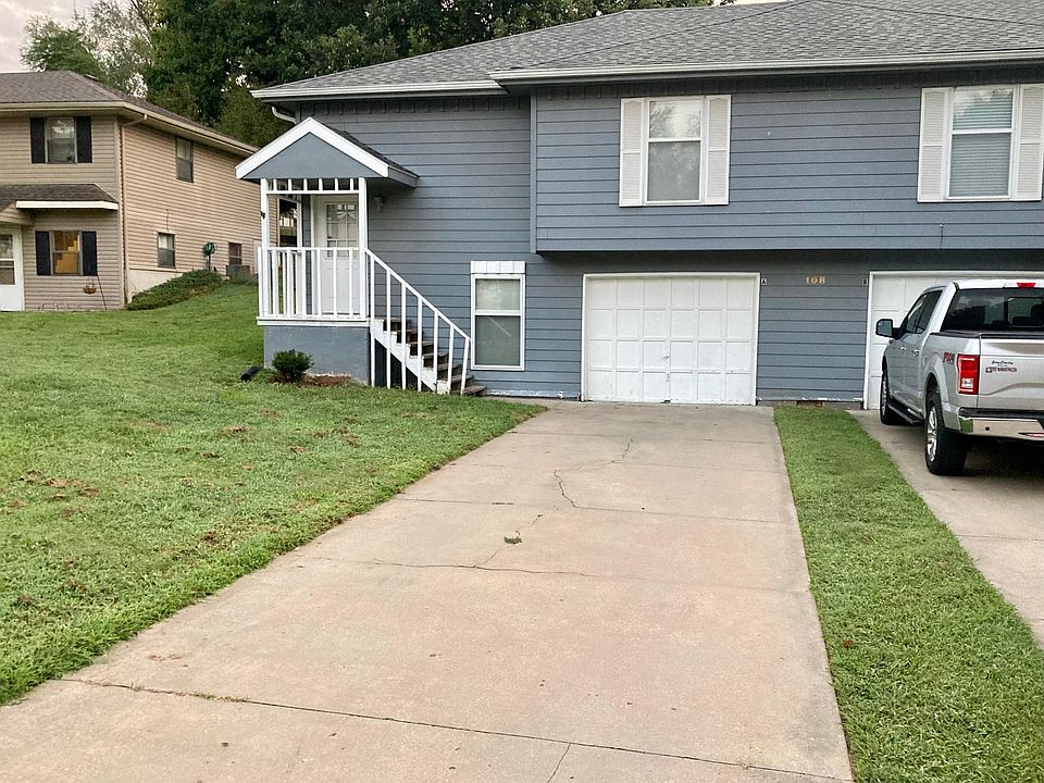 Front of duplex. Unit A